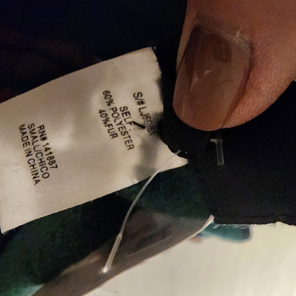 NWT C. Luce shrug, size small, plaid - Picture 4 of 5